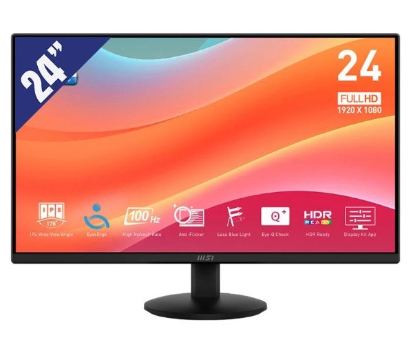 Màn Hình MSI PRO MP242L 23.8 Inch FHD IPS 100Hz Chính Hãng | Tân Thuận