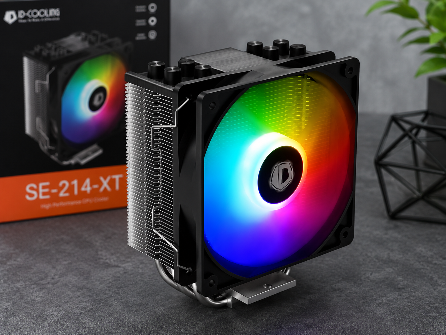 Fan Tản Nhiệt Khí ID-Cooling SE-214-XT ARGB Black LGA1700 - Ảnh 7