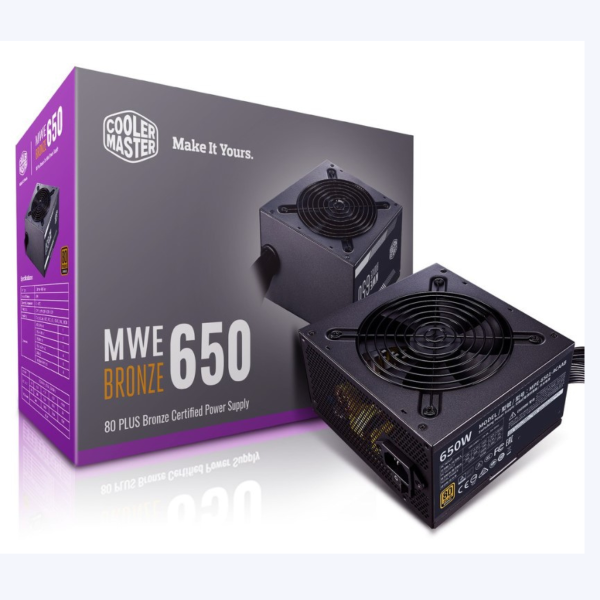 Nguồn Cooler Master MWE 650W Bronze V3 Chính Hãng
